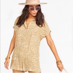 Show me your mumu cheetah romper